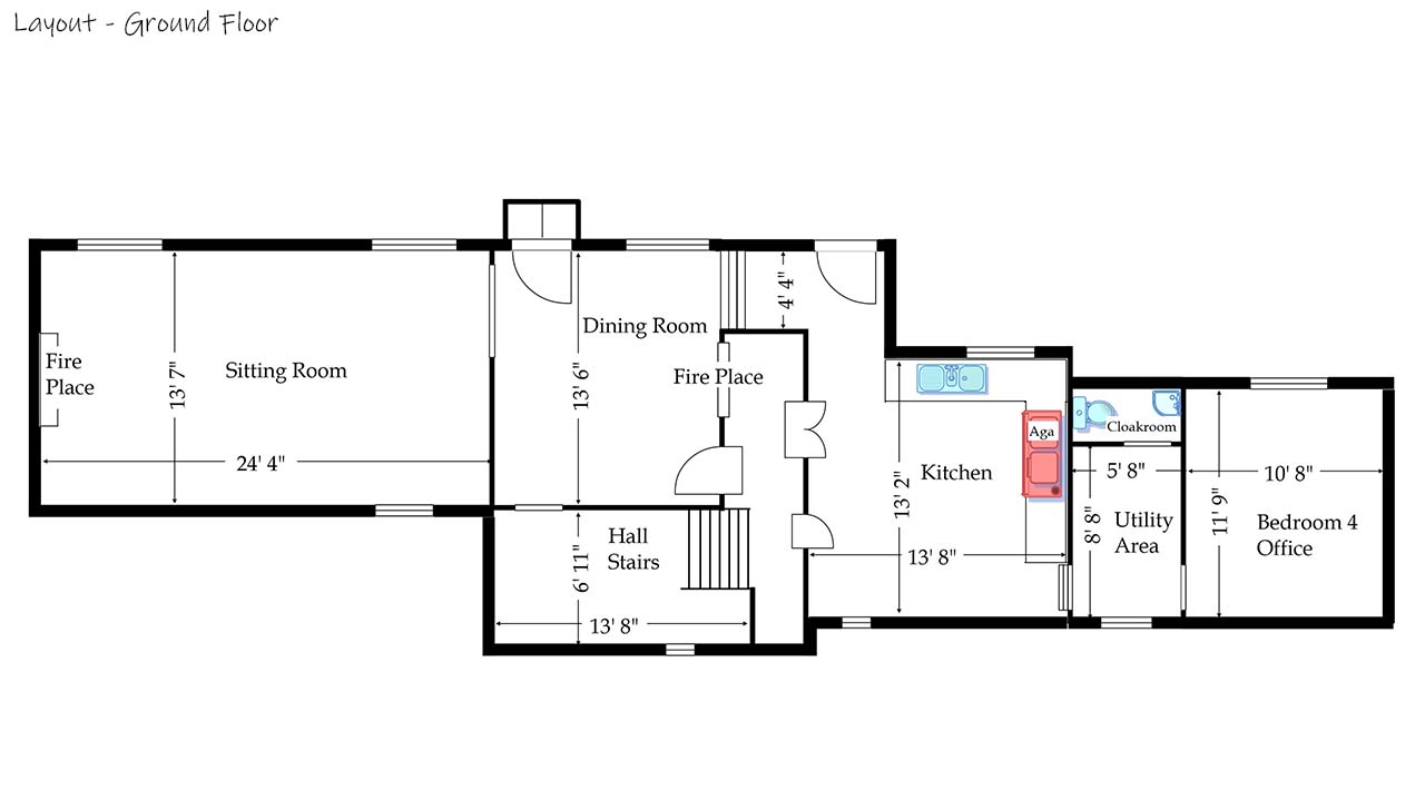 Harry's House, Ground Floor Layout