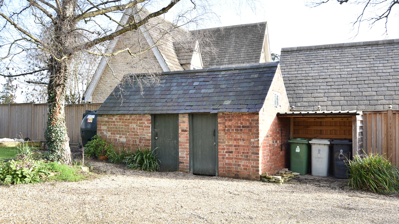 Post Office Cottage Brick Sheds & Firewood Shelter