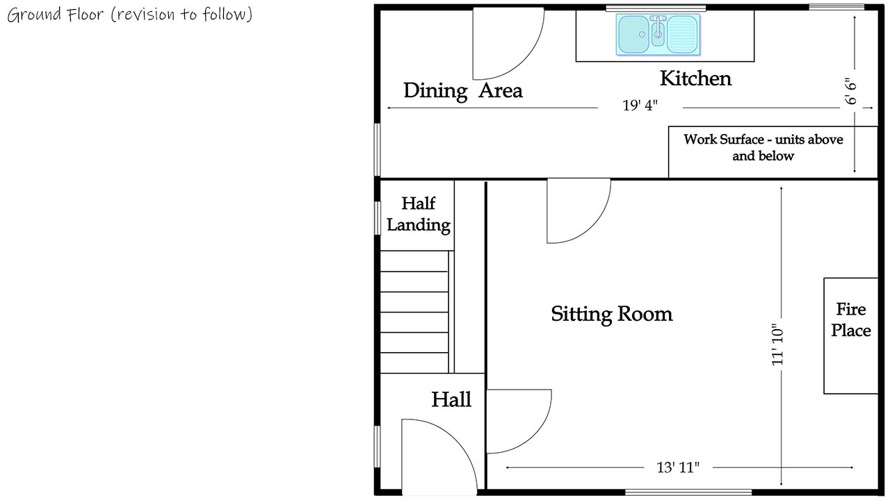 Lily Cottage, Ground Floor Layout