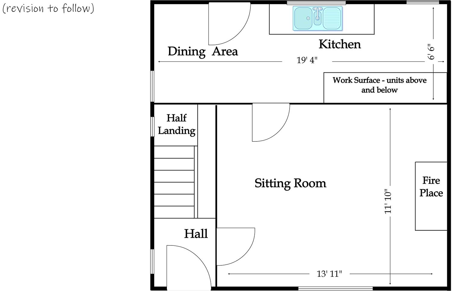 Lily Cottage Ground Floor Layout Plan