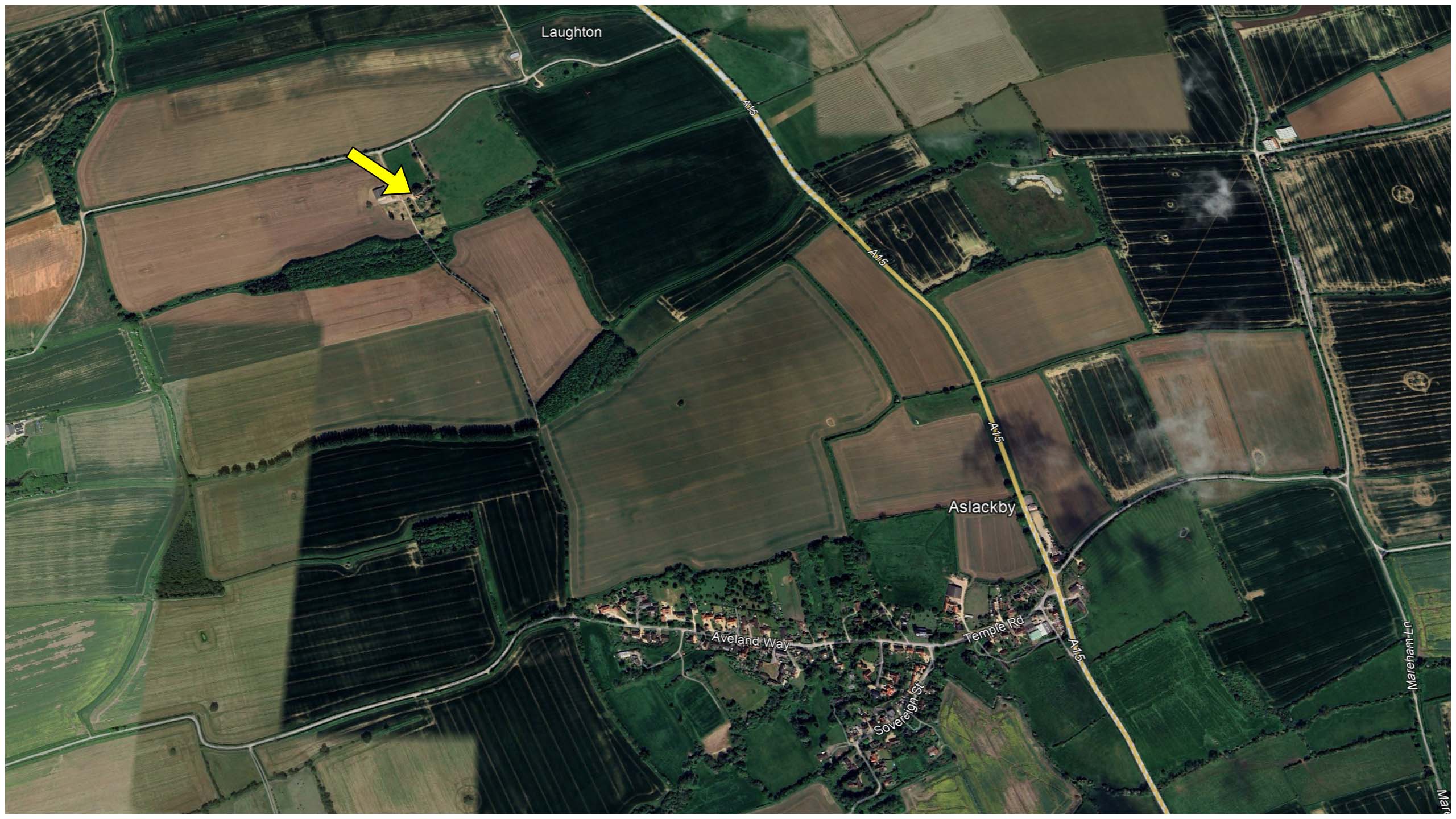 West Laughton Farmhouse Location Overview